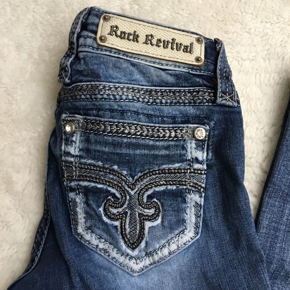Rock Revival Denim - Rock Revival Straight Novela Jeans Size 25x30"